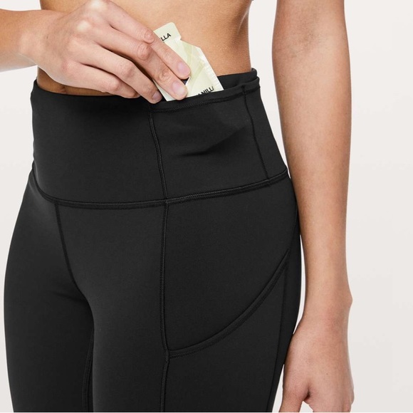 Lululemon Fast and Free Tight 7/8 Non- Reflective Nulux 25” Women’s size 4 - Picture 5 of 13